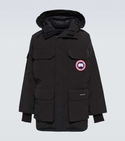 acquistare il lusso Canada Goose Parka Expedition in piuma d'oca nero