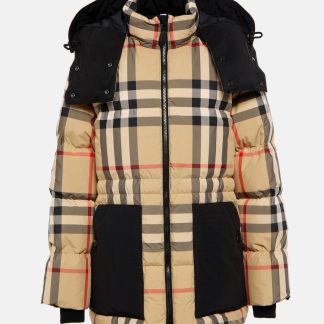 acquistare un designer Burberry Archivio Giacca puffer check in beige