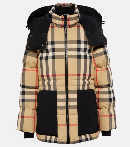 acquistare un designer Burberry Archivio Giacca puffer check in beige