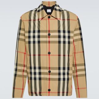 acquistare un designer Burberry Giacca Burberry Check multicolore