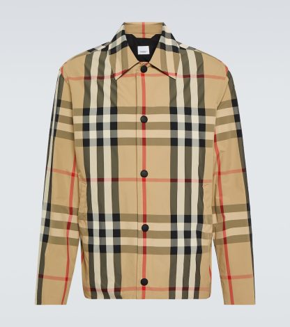 acquistare un designer Burberry Giacca Burberry Check multicolore