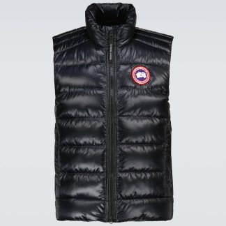 acquistare un designer Canada Goose Gilet Crofton in nylon nero