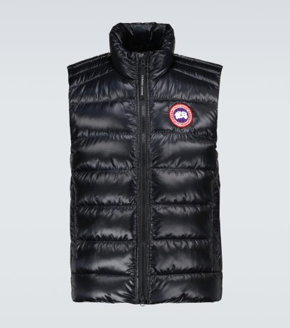 acquistare un designer Canada Goose Gilet Crofton in nylon nero