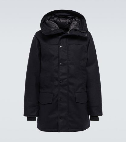 acquistare un designer Canada Goose Parka Black Label Langford nero