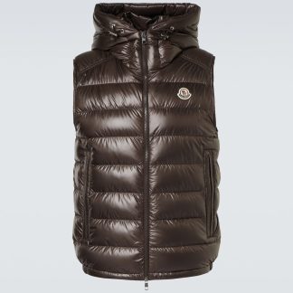 acquistare un designer Moncler Gilet Barant in marrone