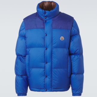 acquistare un designer Moncler Piumino Verone reversibile in blu