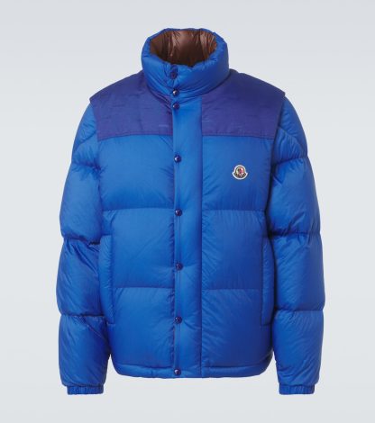 acquistare un designer Moncler Piumino Verone reversibile in blu