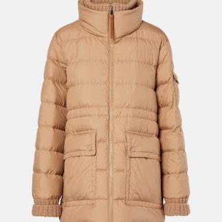 designer a basso costo Moncler Piumino Baux in marrone