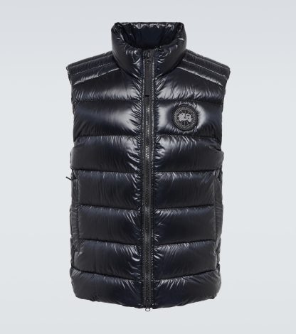 designer all'ingrosso Canada Goose Gilet in piuma Black Label Crofton nero