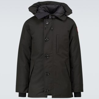 designer all'ingrosso Canada Goose Parka Chateau in piuma d'oca nero