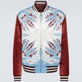 designer all'ingrosso Gucci Bomber stampato multicolore