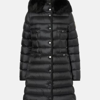 designer all'ingrosso Moncler Piumino Hirma trapuntato nero