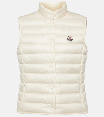 designer contraffatto Moncler Gilet Liane in bianco