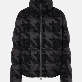 designer contraffatto Moncler Piumino Evandra cropped in nero