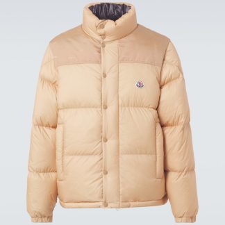 designer contraffatto Moncler Piumino Verone reversibile in beige