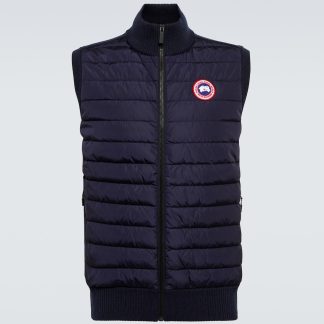 designer di alta qualità Canada Goose Gilet Crofton in nylon blu