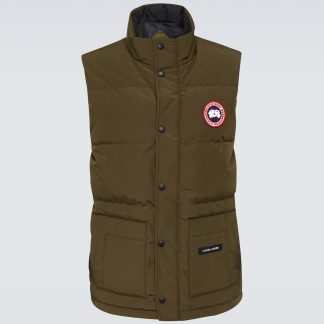 designer di alta qualità Canada Goose Gilet imbottito Freestyle Crew verde