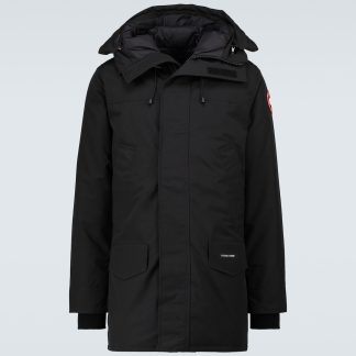 designer di moda Canada Goose Giacca parka con cappuccio Langford in nero