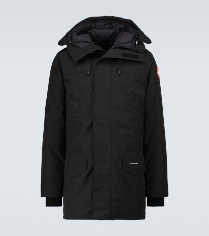 designer di moda Canada Goose Giacca parka con cappuccio Langford in nero