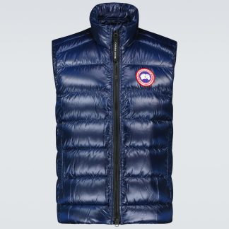 designer di moda Canada Goose Gilet Crofton in nylon blu