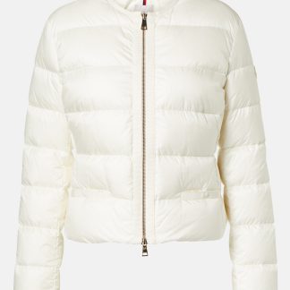 designer di moda Moncler Piumino Laurine cropped in bianco