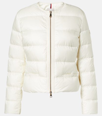 designer di moda Moncler Piumino Laurine cropped in bianco