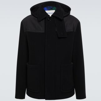 designer di vendita calda Burberry Cappotto in lana nero