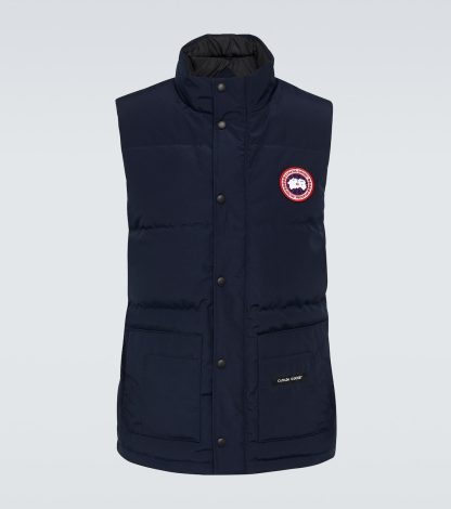 designer di vendita calda Canada Goose Gilet imbottito Freestyle Crew blu