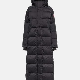 lusso all'ingrosso Canada Goose Parka Alliston in piuma d'oca nero