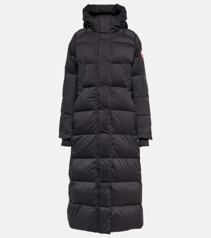 lusso all'ingrosso Canada Goose Parka Alliston in piuma d'oca nero