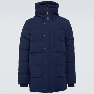 lusso all'ingrosso Canada Goose Parka Carson in piuma d'oca blu