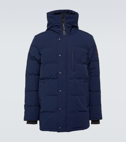 lusso all'ingrosso Canada Goose Parka Carson in piuma d'oca blu