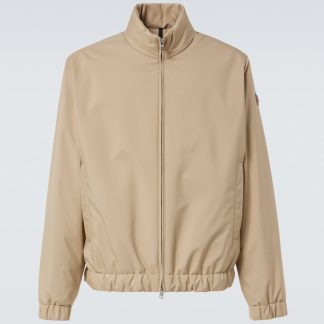 lusso all'ingrosso Moncler Blouson in piuma d'oca Luserna in beige