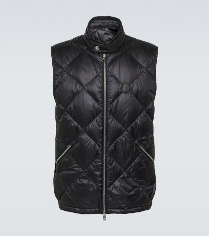 lusso all'ingrosso Moncler Gilet trapuntato in piuma d'oca Nasta