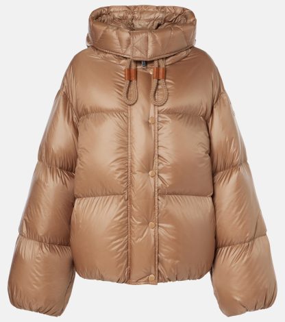 lusso all'ingrosso Moncler Mantella e giacca in piuma convertibile Borey in beige