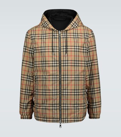 lusso di alta qualità Burberry Giacca reversibile Burberry Check multicolore