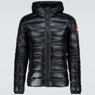 lusso di alta qualità Canada Goose Giacca con cappuccio Crofton in nero