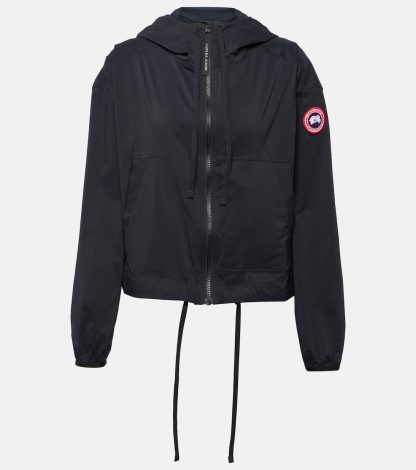 lusso di alta qualità Canada Goose Giacca cropped Kaslo nera