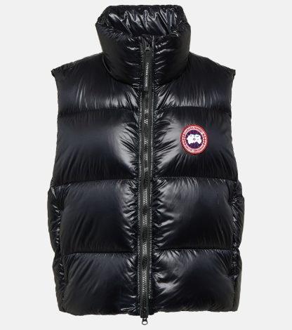 lusso di alta qualità Canada Goose Gilet in piuma Cypress nero