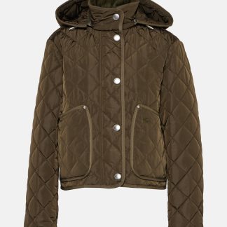 lusso economico Burberry Giacca trapuntata verde