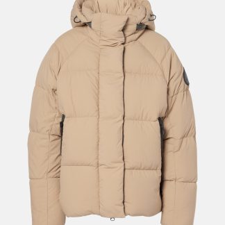 lusso economico Canada Goose Parka trapuntato in piuma d'oca Black Label Junction in beige