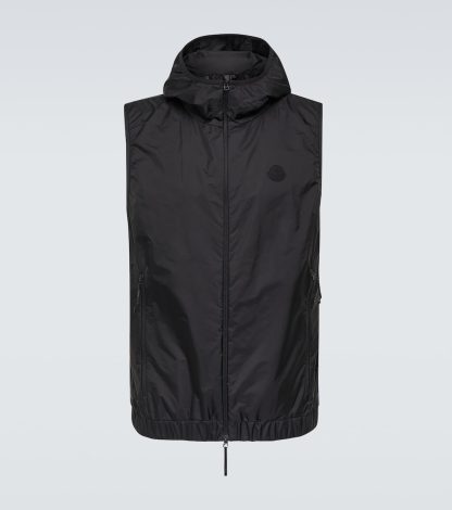 lusso economico Moncler Gilet Valesse in nero