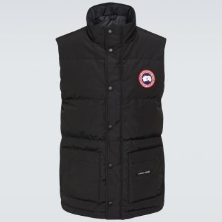 lusso falso Canada Goose Gilet imbottito Freestyle Crew in nero