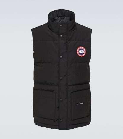 lusso falso Canada Goose Gilet imbottito Freestyle Crew in nero