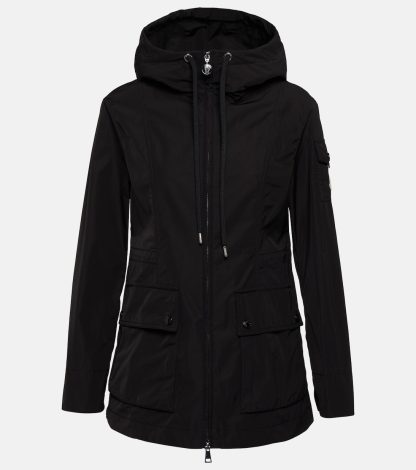 lusso falso Moncler Parka Leandro nero