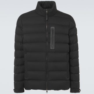 lusso falso Moncler Piumino Lauriolle nero