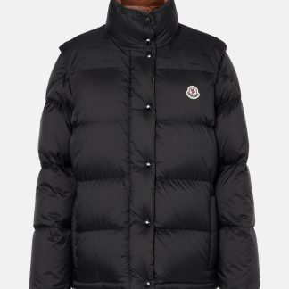 lusso falso Moncler Piumino Verone nero