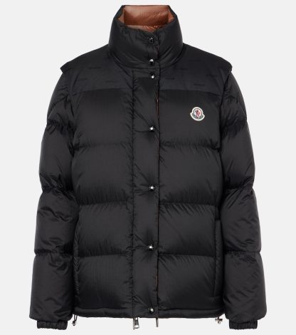 lusso falso Moncler Piumino Verone nero