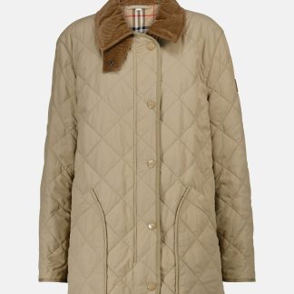 moda lusso Burberry Giacca trapuntata beige