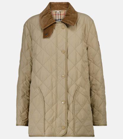 moda lusso Burberry Giacca trapuntata beige